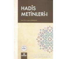 Hadis Metinleri - 1 - Cemal Ağırman - Ensar Neşriyat