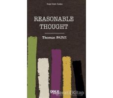 Reasonable Thought - Thomas Paine - Gece Kitaplığı