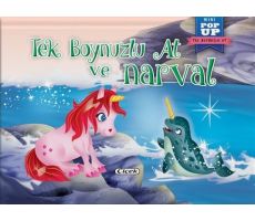 Tek Boynuzlu At ve Narval - Mini Pop-Up - Kolektif - Çiçek Yayıncılık