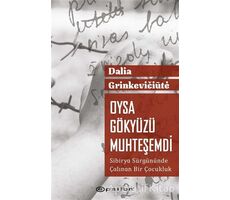 Oysa Gökyüzü Muhteşemdi - Dalia Grinkeviciute - Epsilon Yayınevi