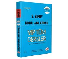 3. Sınıf VIP Tüm Dersler Konu Anlatımlı Mavi Kitap Editör Yayınevi