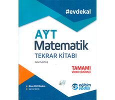 AYT Matematik Evdekal Tekrar Kitabı Eğitim Vadisi Yayınları (Kampanyalı)