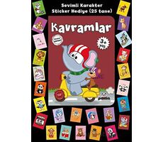 Stickerlı 3+ Yaş Kavramlar - Pedagog Afife Çoruk - Beyaz Panda Yayınları