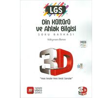 8.Sınıf LGS Din Kültürü ve Ahlak Bilgisi Soru Bankası 3D Yayınları