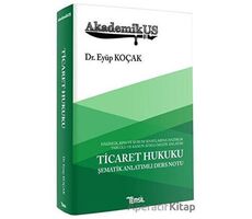 AkademikUS Ticaret Hukuku Şematik Anlatımlı Ders Notu - Eyüp Koçak - Temsil Kitap