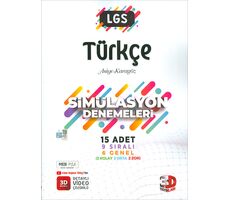 8.Sınıf LGS Türkçe Simülasyon 15 Deneme 3D Yayınları