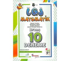 8. Sınıf LGS Matematik 10 Deneme Seans Yayınları