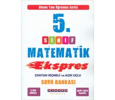 5.Sınıf Matematik Ekspres Soru Bankası (Kampanyalı) Platon Yayıncılık 2024 öncesi müfredat