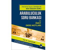 Arabuluculuk Soru Bankası ve Özet Ders Notları - Celal Şahin - Adalet Yayınevi