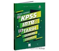 KPSS İntro 15 Tarih Deneme Çözümlü - Veysel Güdücü - Modus Yayınları