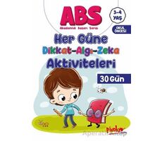 ABS 3-4 Yaş Her Güne Dikkat-Algı-Zeka Aktiviteleri 30 Gün - Buçe Dayı - Pinokyo Yayınları