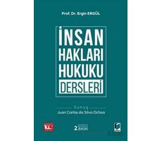 İnsan Hakları Hukuku Dersleri - Ergin Ergül - Adalet Yayınevi