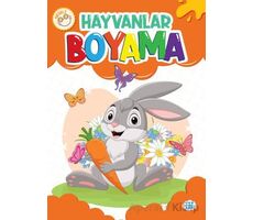 Neşeli Hayvanlar Boyama - Kollektif - Dokuz Çocuk