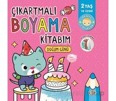 Çıkartmalı Boyama Kitabım - Doğum Günü - Kolektif - 0-6 Yaş Yayınları