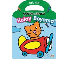 Çantalı Renkli Kolay Boyama- Yeşil Kitap - Kolektif - 0-6 Yaş Yayınları