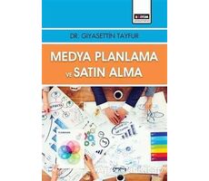 Medya Planlama ve Satın Alma - Gıyasettin Tayfur - Eğitim Yayınevi - Ders Kitapları