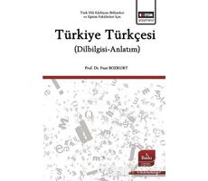 Türkiye Türkçesi - Fuat Bozkurt - Eğitim Yayınevi - Ders Kitapları