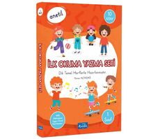 Anetil - İlk Okuma Yazma Seti 10 Kitap Set - Kolektif - Parıltı Yayınları