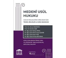 Medeni Usul Hukuku - Hukuk Mesleklerine Giriş Sınavı İçin Temel Bilgiler ve Soru Bankası