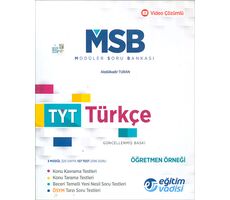 TYT Türkçe MSB Modüler Soru Bankası Video Çözümlü Eğitim Vadisi