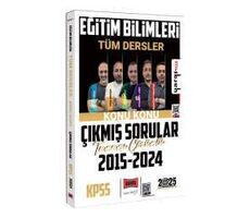 Yargı Yayınları 2025 KPSS Eğitim Bilimleri Tüm Dersler 2015-2024 Konu Konu Çıkmış Sorular