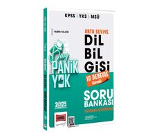 Yargı 2025 KPSS YKS MSÜ Çözümlü Panik Yok Orta Seviye Dil Bilgisi Soru Bankası