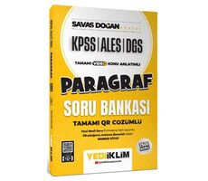 KPSS ALES DGS Savaş Doğan Serisi Paragraf Tamamı Video Konu Anlatımlı ve Tamamı QR Çözümlü Soru