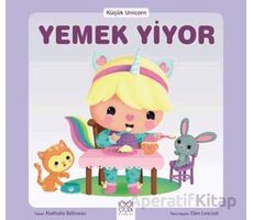 Küçük Unicorn Yemek Yiyor - Nathalie Belineau - 1001 Çiçek Kitaplar