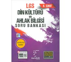 8.Sınıf LGS Din Kültürü Soru Bankası Karekök Yayınları