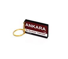 Ankara (06) Ahşap Anahtarlık