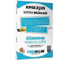 Yediiklim Yayınları 2025 KPSS Eğitim Bilimleri Öğrenme Psikolojisi Çek Kopart Yaprak Test