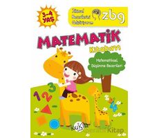 ZBG 3-4 Yaş Matematik Kitabım - Zihinsel Becerilerimi Geliştiriyorum - Buçe Dayı - Kukla Yayınları