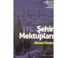 Şehir Mektupları - Ahmet Rasim - Renkli Bahçe Yayınları