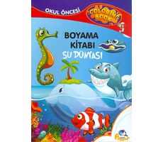 Su Dünyası Boyama Kitabı - Minik Flipper