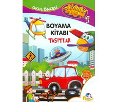 Taşıtlar - Boyama Kitabı - Minik Flipper