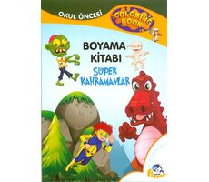 Süper Kahramanlar - Boyama Kitabı - Minik Flipper