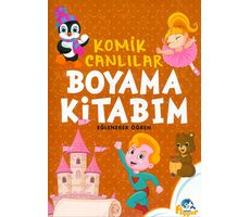 Komik Canlılar Boyama Kitabım - Minik Flipper