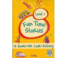 Fun Time Stories-Level 1 (10 Books+QR Code+Activity) Living English