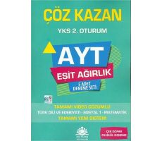 Çöz Kazan AYT Eşit Ağırlık 5li Deneme Sınavı