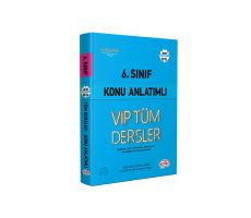 6. Sınıf VIP Tüm Dersler Konu Anlatımlı Mavi Kitap Editör Yayınevi