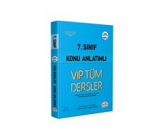 7. Sınıf VIP Tüm Dersler Konu Anlatımlı Mavi Kitap Editör Yayınevi