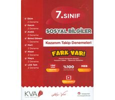 7. Sınıf Sosyal Bilgiler Kazanım Takip Denemeleri KVA Yayınları