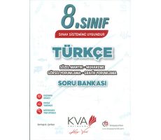 8.Sınıf Türkçe Soru Bankası KVA Yayınları