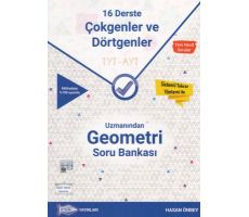 Etkin TYT AYT Uzmanından Geometri Soru Bankası 16 Derste Çokgenler ve Dörtgenler