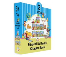 3+ Yaş Sürprizli ve Renkli Kitaplar Serisi (7 Kitap Set) - 0-6 Yaş Yayınları