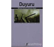 Duyuru - Michael Hardt - Ayrıntı Yayınları