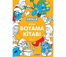 Sevimli Boyama Kitabı - Şirinler - Kolektif - Pogo Çocuk