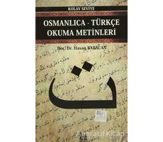 Osmanlıca-Türkçe Okuma Metinleri - Kolay Seviye-3 - Hasan Babacan - Altın Post Yayıncılık