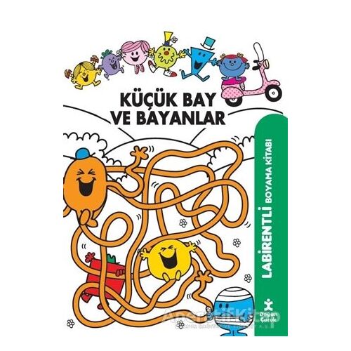 Küçük Bay Ve Bayanlar Labirentli Boyama Kitabı - Kolektif - Doğan Çocuk