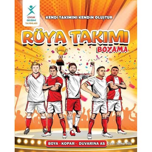 Rüya Takımı Boyama - Eren Ali Demirel - Çocuk Gelişimi Yayınları